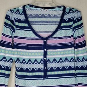 Victoria’s Secret Womens Sz S Thermal Shirt Waffle